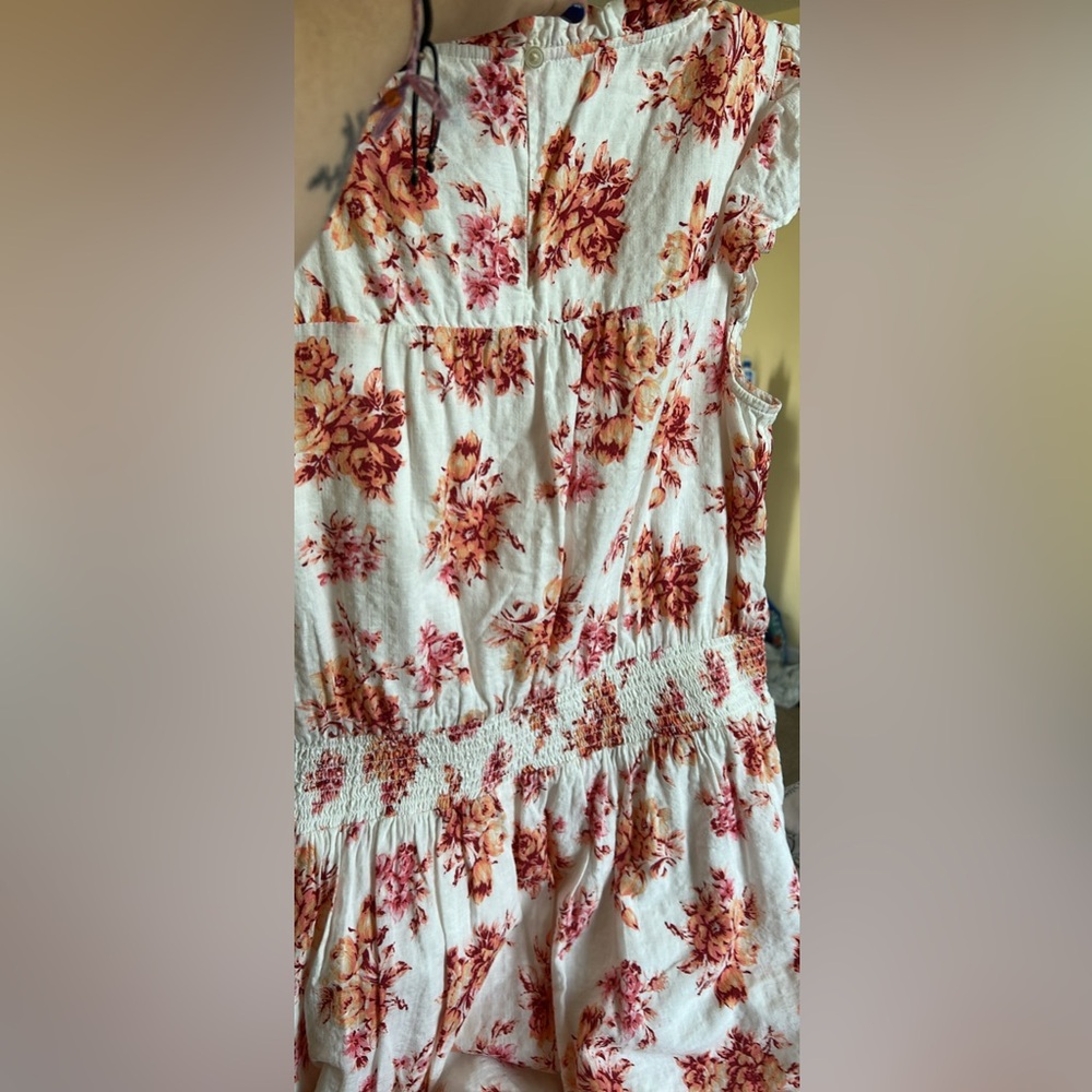 LOFT Vibrant Floral Romper
